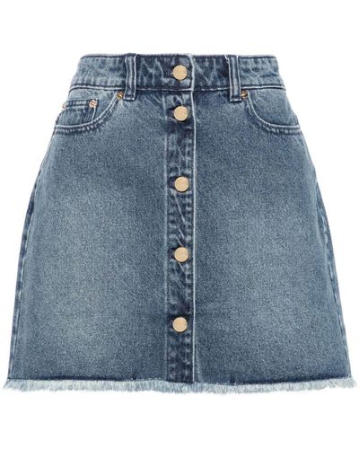 MICHAEL Michael Kors Denim Mini Skirt - Blue