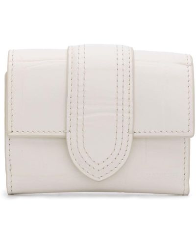 Jacquemus Le Compact Bambino Leather Wallet - Natural