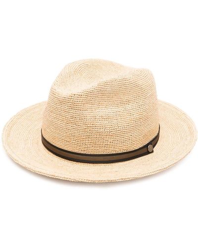 Borsalino Wide Brim Rafia Hat - Natural