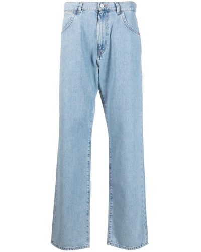 AMISH Regular Denim Cotton Jeans - Blue