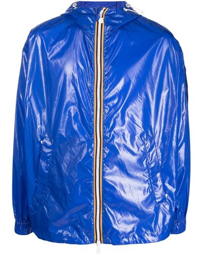 K-Way Claudel Light Glass Ripstop Jacket - Blue