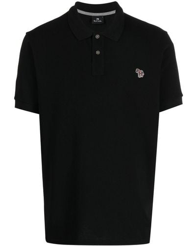 PS by Paul Smith Polo With Logo - Black