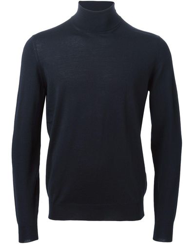Drumohr Sweater With Logo - Blue