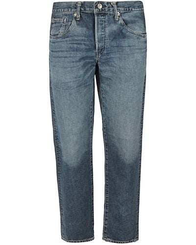 Edwin Jeans regular tapered in denim - Blu