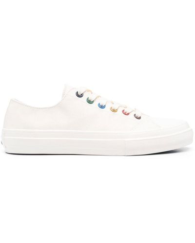 Paul Smith Kinsey Canvas Trainers - White
