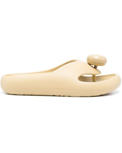Loewe Bubble Thong Sandals - Natural
