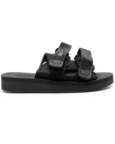 Blumarine Touch-strap Sandals - Black