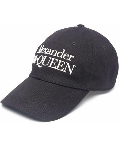 Alexander McQueen Logo Baseball Hat - Blue
