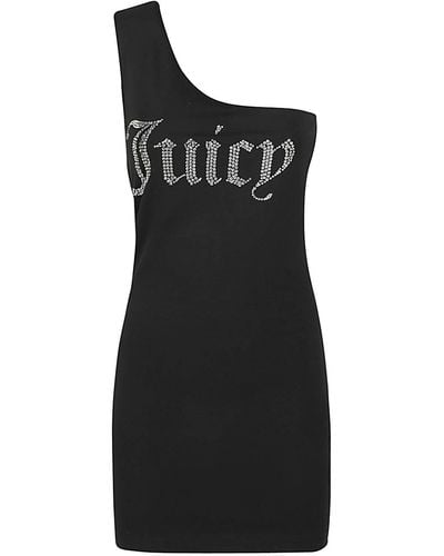 Juicy Couture Alma Asymmetric Short Dress - Black