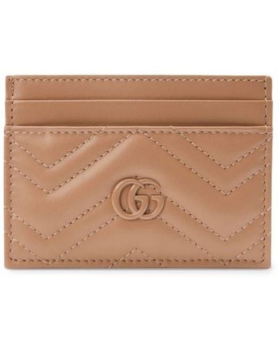 Gucci GG Marmont Card Case - Natural