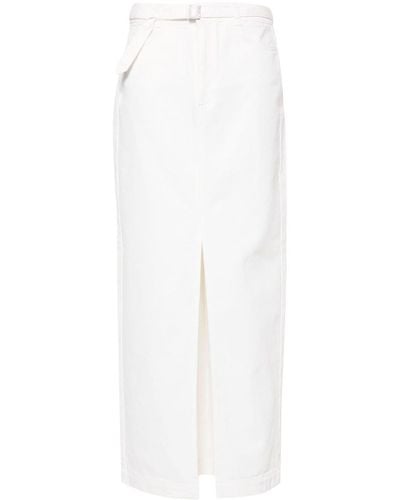 Blugirl Blumarine Skirt With Logo - White