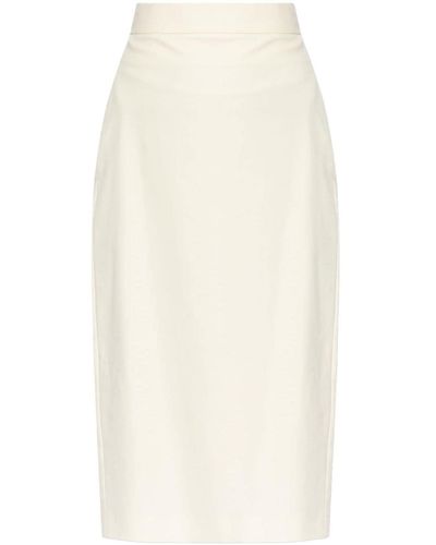 Max Mara Eden High-waisted Skirt - White