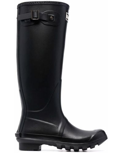 Barbour Logoed Rubber Boot - Black