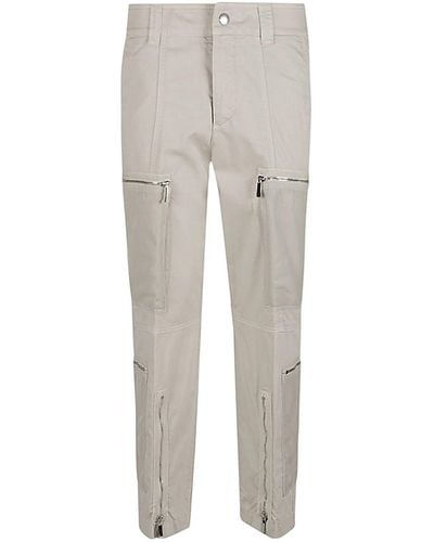 The Seafarer Delta Zipped Trousers - Grey
