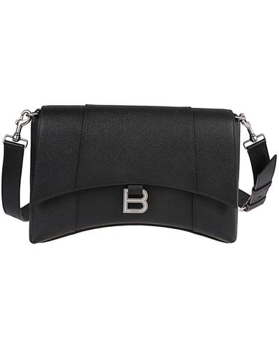 Balenciaga Messenger Bag With Logo - Black