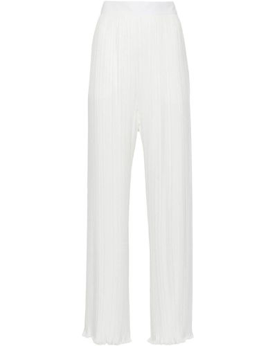 Lanvin Pleated Pants - White