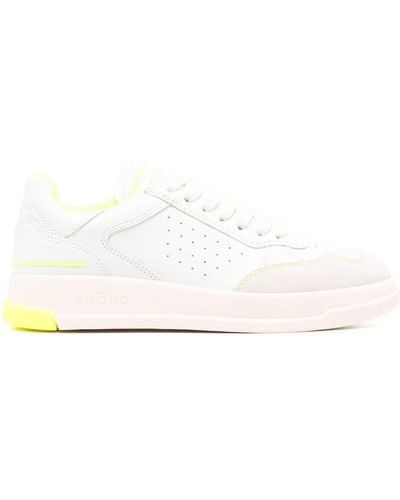 GHŌUD Tweener Low Leather Sneakers - White