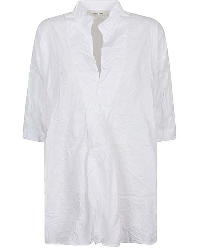 Liviana Conti Cotton Blend Shirt - White