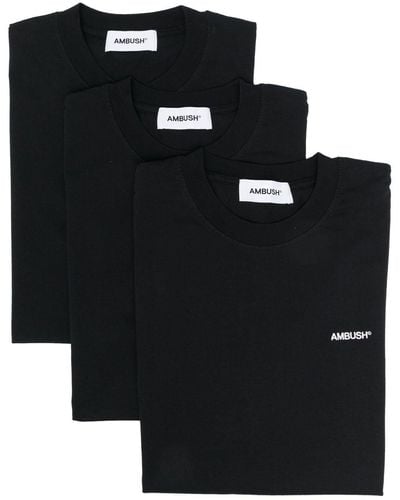 Ambush T-shirt in cotone con logo - Nero