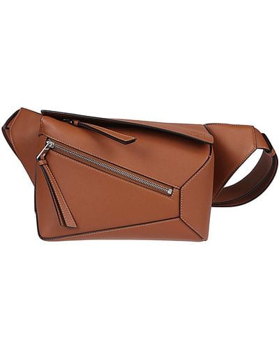 Loewe Leather Pouch - Brown