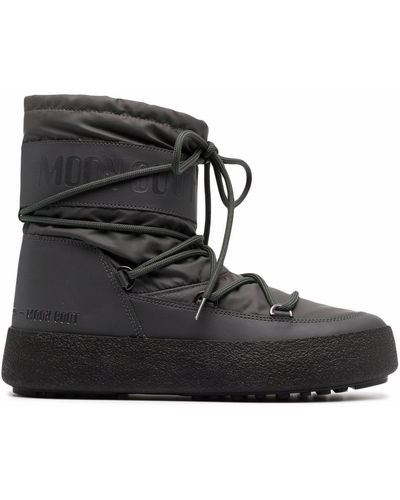 Moon Boot Boots Grey - Black