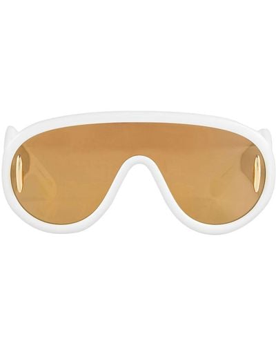 Loewe-Paulas Ibiza Wave Mask Sunglasses - Natural