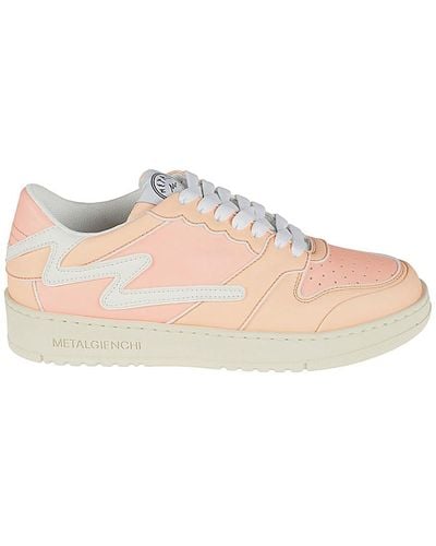 METAL GIENCHI Icx Low Leather Sneakers - Pink