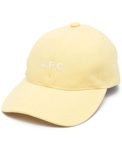A.P.C. Charlie Baseball Cap - Natural