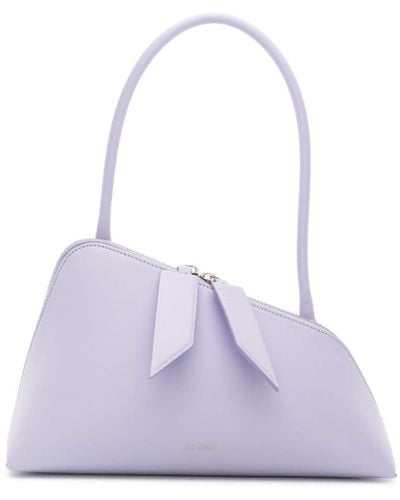 The Attico Sunrise Leather Shoulder Bag - Purple