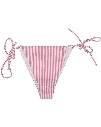 Mc2 Saint Barth Adjustable Laces Bikini Bottoms - Pink