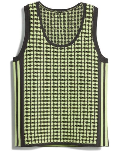 Adidas by Wales Bonner Tank Top With Logo - Green