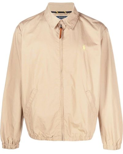 Polo Ralph Lauren Jacket With Collar - Natural