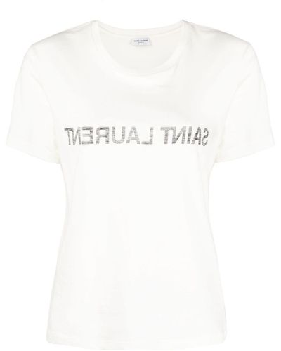 Saint Laurent Reverse t-shirt - Bianco