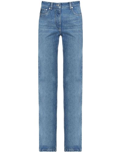 Ferragamo Denim Cotton Jeans - Blue