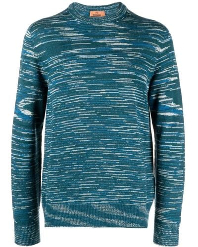 Missoni Space Dyed Cashmere Jumper - Blue