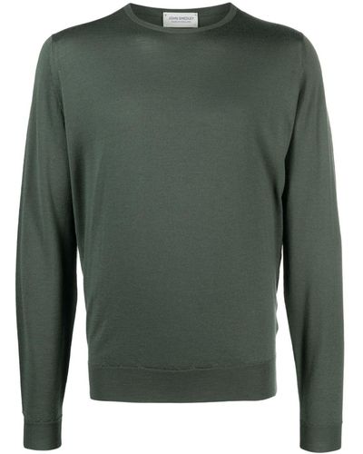 John Smedley Lundy Fine-knit Sweater - Green