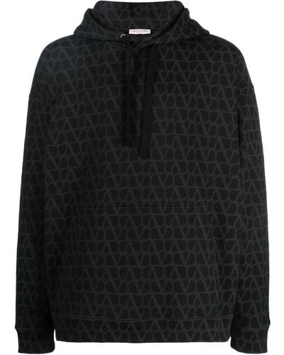 Valentino Monogram Sweatshirt - Black