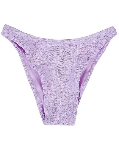 Mc2 Saint Barth High Waisted Bikini Bottoms - Purple