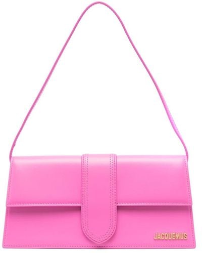Jacquemus Le Bambino Long Leather Shoulder Bag - Pink