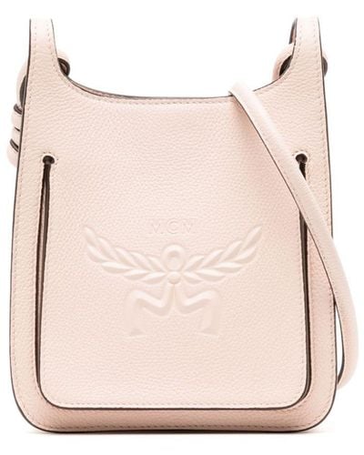 MCM Mini Bag With Logo - Pink