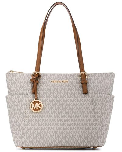 MICHAEL Michael Kors Jet Set Shopping Bag - Grey