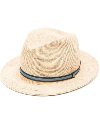 Borsalino Argentina Straw Panama Hat - Natural