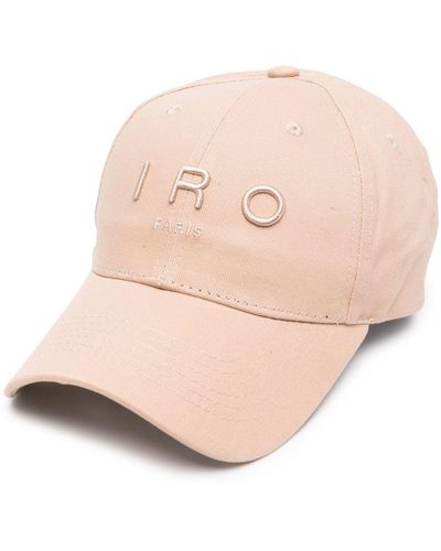IRO Greb Embroidered-logo Cap - Natural