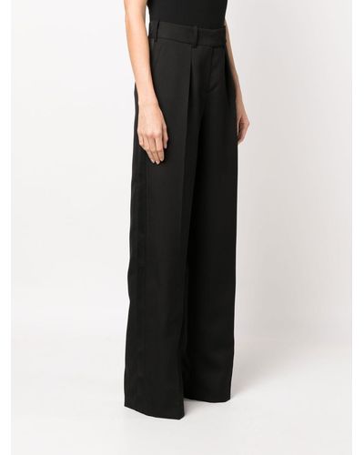 Alexandre Vauthier Tailored Wool Trousers - Black