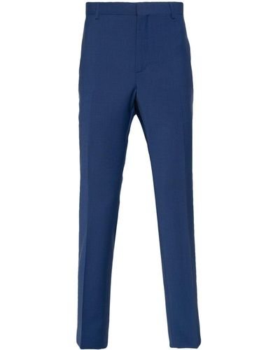 Calvin Klein Mid-rise Tailored Trousers - Blue