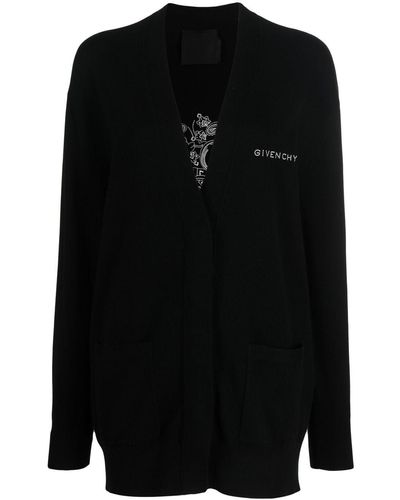 Givenchy 4g-print Cashmere Cardigan - Black