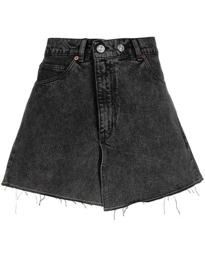 Our Legacy Destroyed Effect Skirt - Black