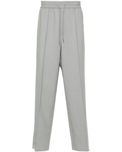 Emporio Armani Wool Blend Pants - Grey