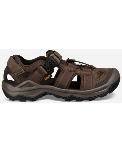 Teva Omnium 2 Leather Sandals - Brown