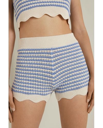 Tezenis Short Crochet Righe - Blu